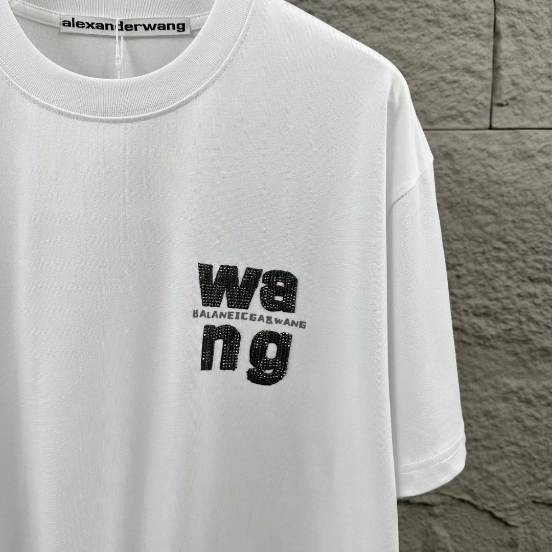 * *alexander 2026 New Arrival wang + T Same Style ：Black White Size： S （90-130 ） M （120-150 ） L （140-165 ） XL （160-180 ） XXL （180 ）